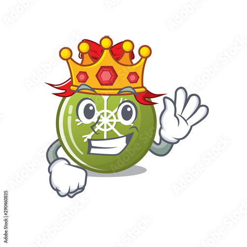 King christmas ball green cartoon decorate tree