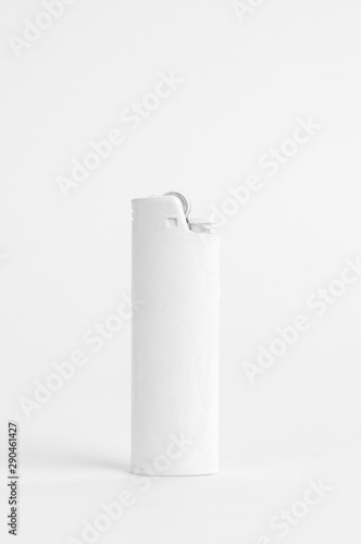 Lighter on a white background