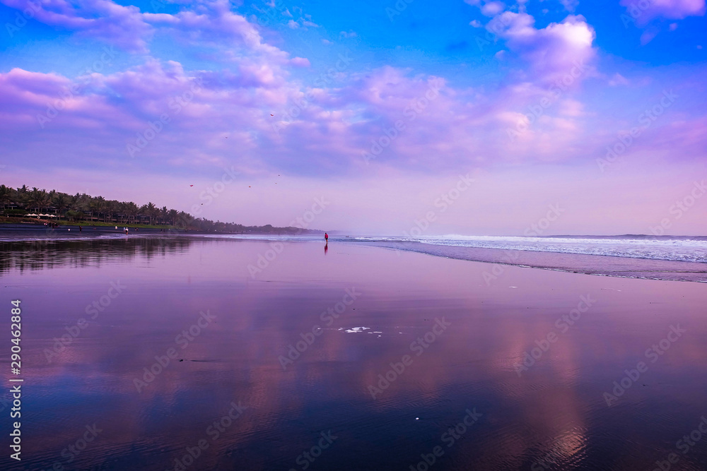 Sunset at Kelating beach Bali Sunset at Kelating beach Bali