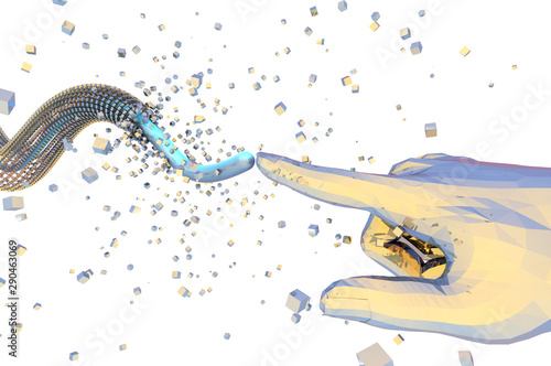 Future human technology, network digital transmission and information, artificial intelligence and communication