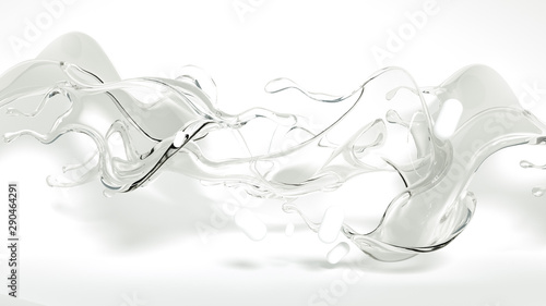 Elegant, beautiful abstract background with elements, studio, pedestal, minimalism. 3d illustration, 3d rendering.