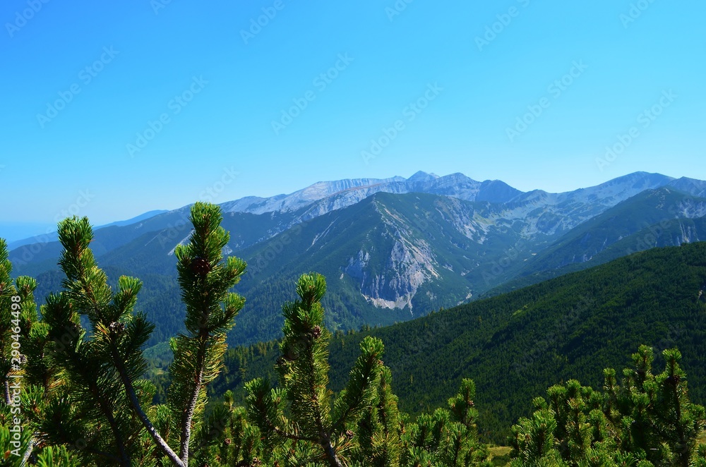mountain landscape of Pirin National Park in Bulgaria mountain landscape of Pirin National Park in Bulgaria