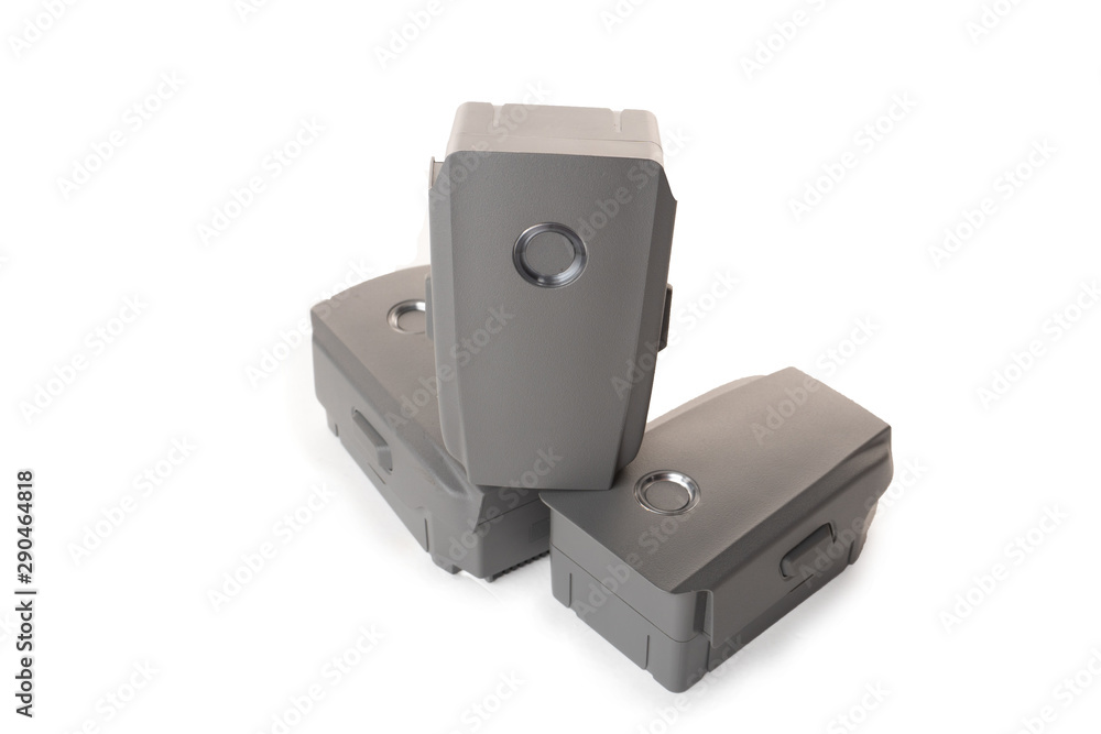 Three battery isolated in white background Three battery isolated in white background