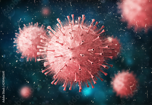 Foto Viral infection causing chronic disease