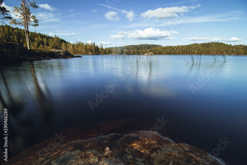 calm norwegian lake