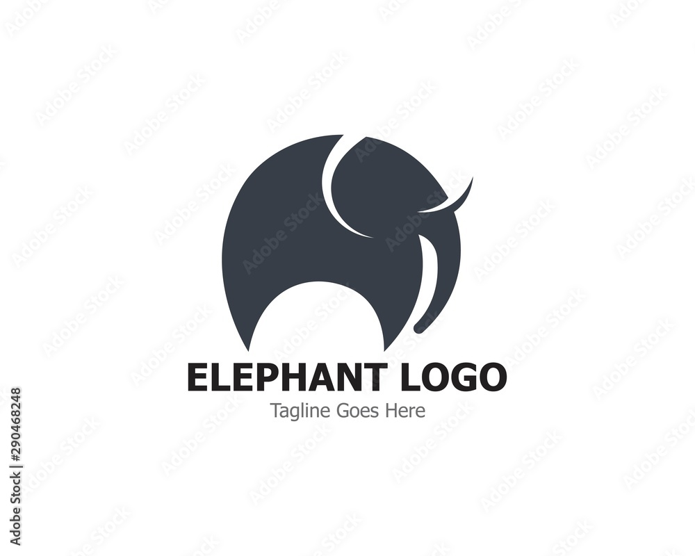 Elephant Logo Template Vector Illustration design Elephant Logo Template Vector Illustration design