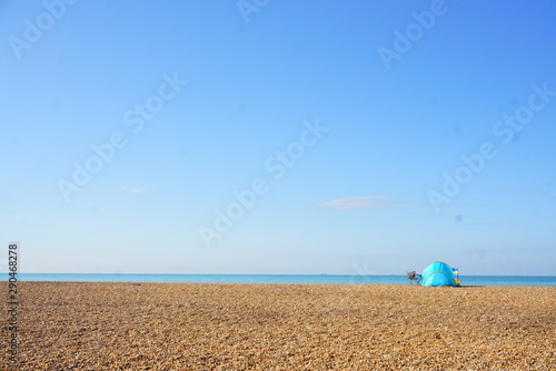 beach and blue sky