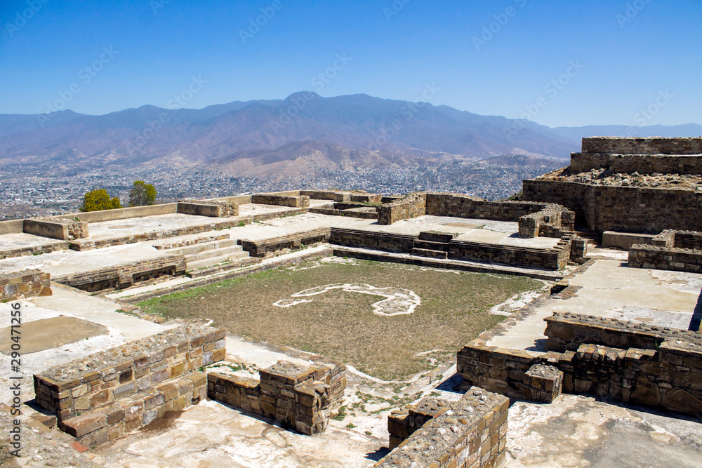 Atzompa, zone archéologique, Oaxaca, Mexique