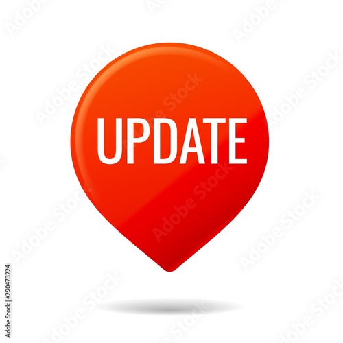 Red Vector Pin on white background Free Download Red Vector Pin on white background - GFXLoad