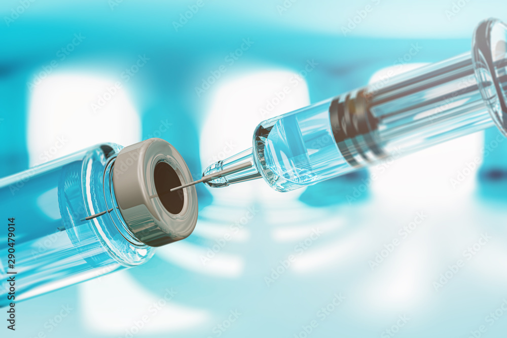 Vaccine detail in the laboratory Vaccine detail in the laboratory