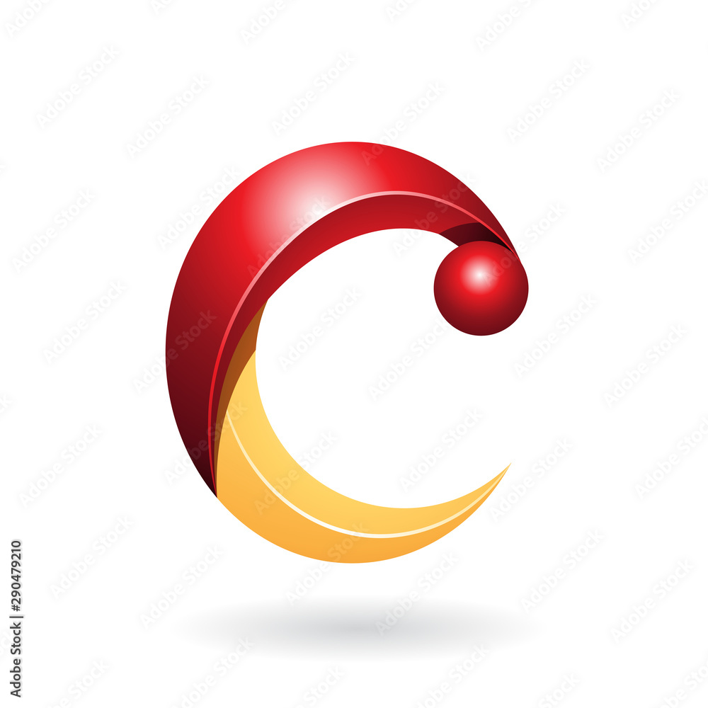 Abstract Symbol of Letter C Abstract Symbol of Letter C