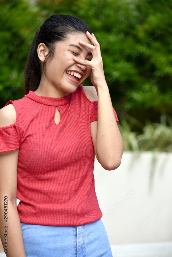 A Girl And Laughter A Girl And Laughter