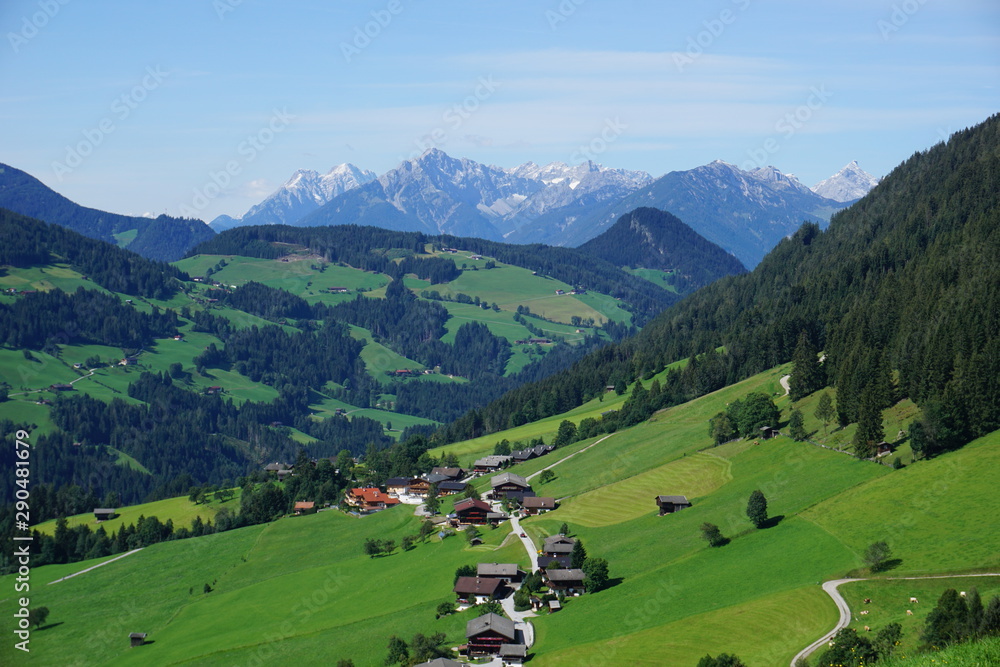 Blick aus Alpbach gegen Süden