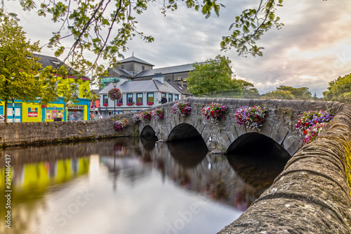 Westport Bridge over the Carrowbeg River in Ireland photo