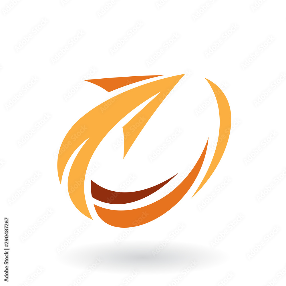 Abstract Rotating Arrow Icon Abstract Rotating Arrow Icon