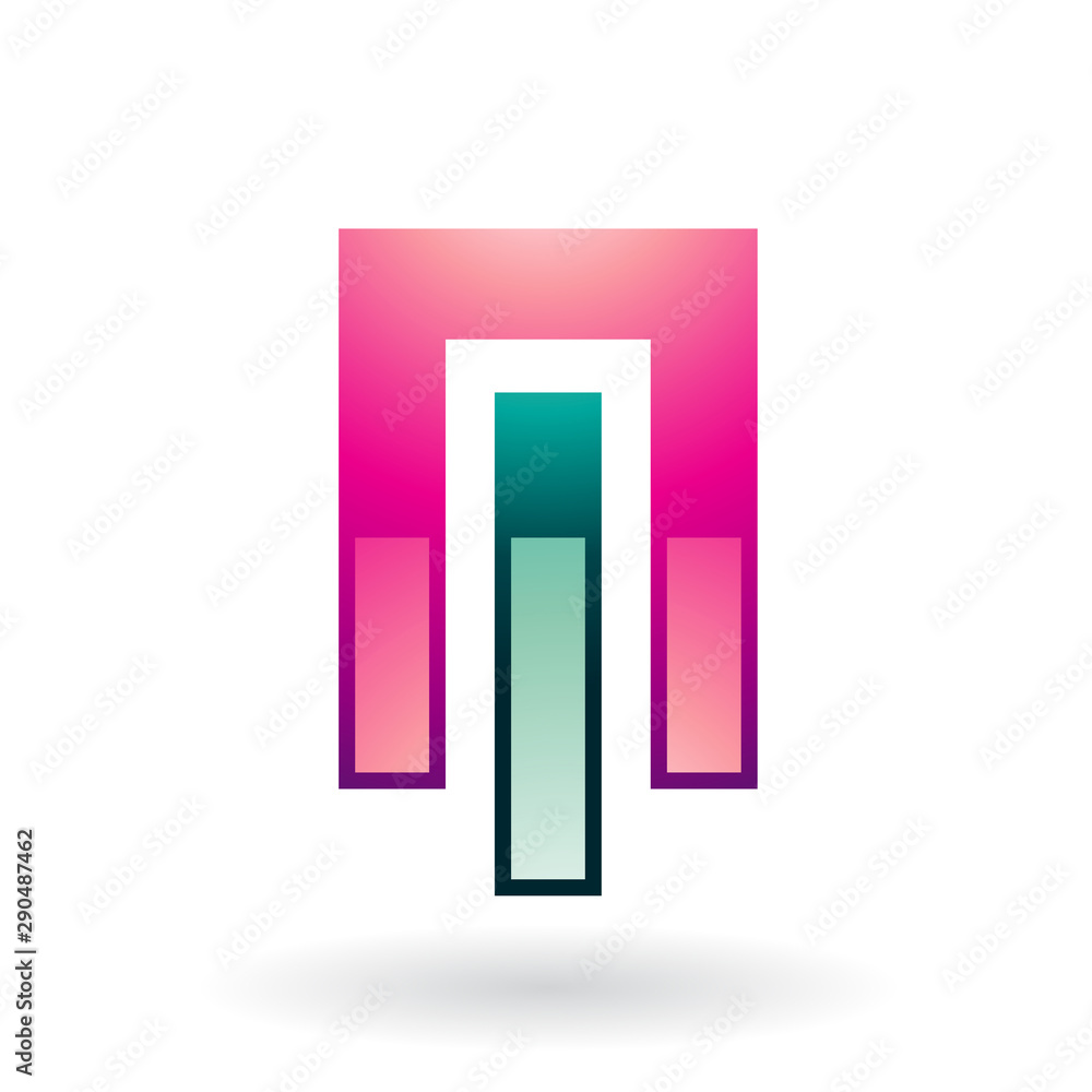 Entwined Rectangles Abstract Icon Entwined Rectangles Abstract Icon