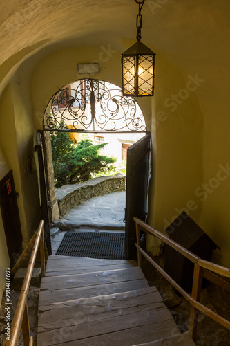 Interior of the castle in Niedzica  Poland