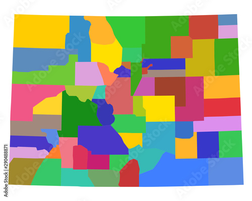 Karte von Colorado