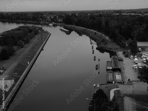 A river in Niederfinow.
