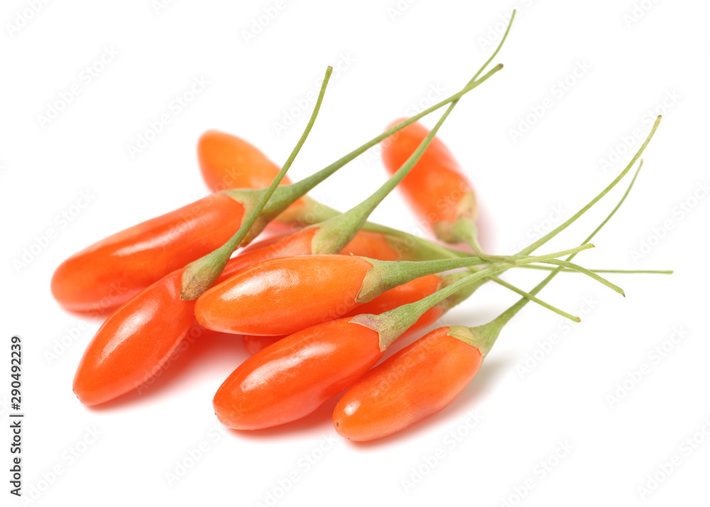 Goji berry isolated on white background Goji berry isolated on white background