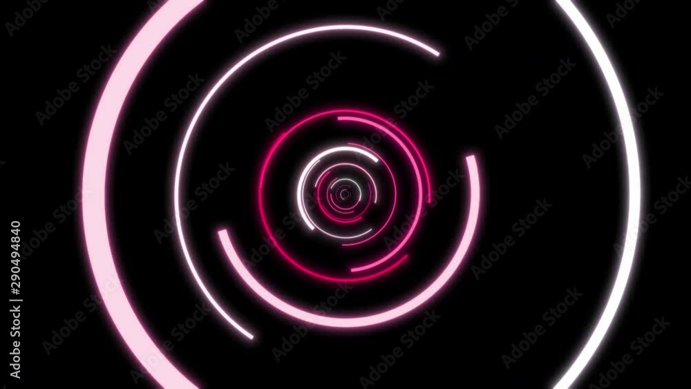 Pink And White Circles VJ Tunnel Endless Seamless Loop Pink And White Circles VJ Tunnel Endless Seamless Loop