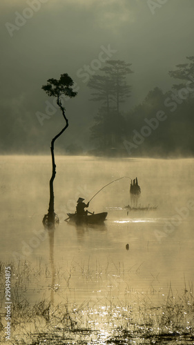 boat on lake