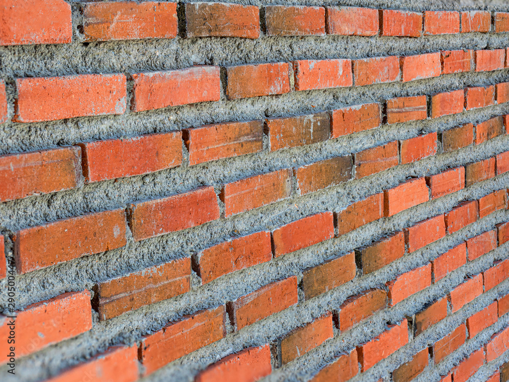 Pattern of Red brick wall for background and textured, Seamless Red brick wall background. Old Brick texture, Grunge brick wall background. Pattern of Red brick wall for background and textured, Seamless Red brick wall background. Old Brick texture, Grunge brick wall background.