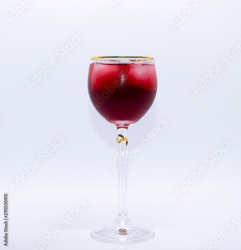 glass of red wine