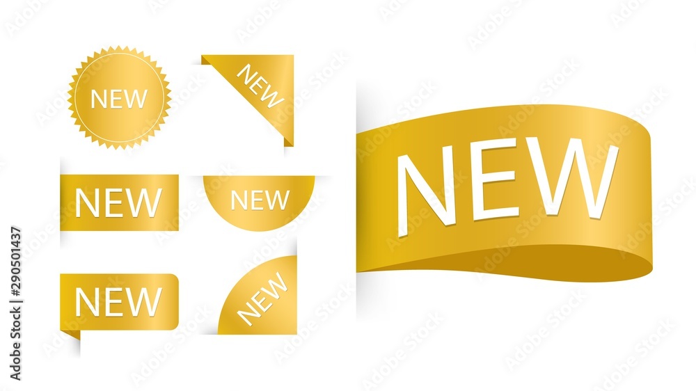 Tags set. Vector badges and labels with inscription 