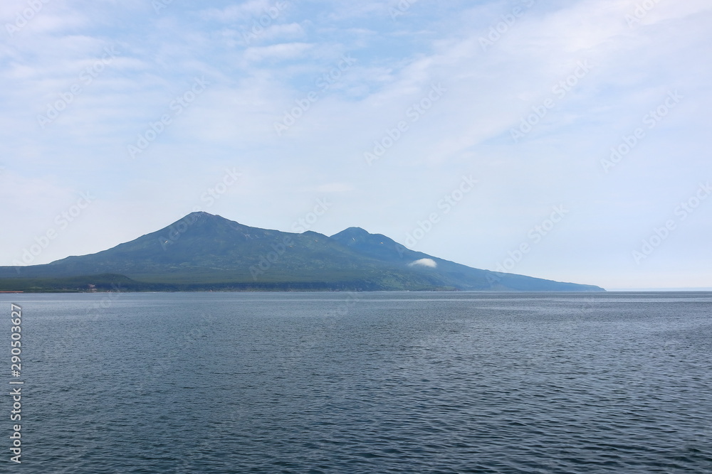 Chirip Volcano of Iturup Island (The Sea of Okhotsk, Kuril islands, Russia, claimed by Japan).