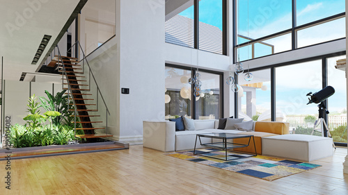 modern house interior.