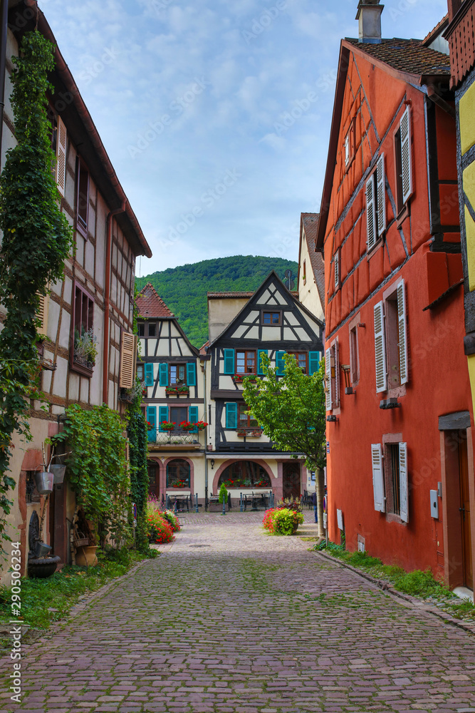 the old town of Kaysersberg