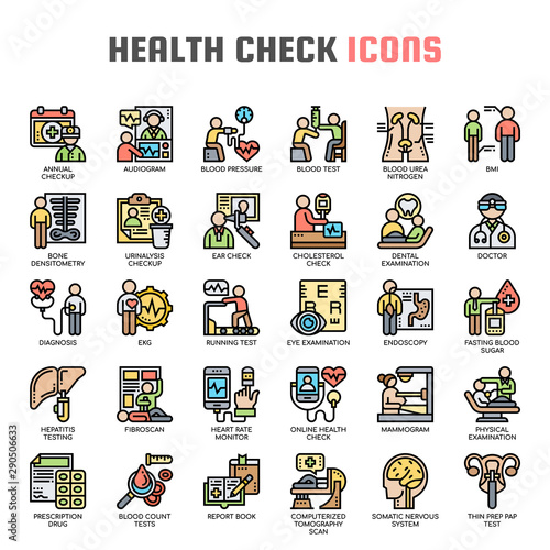 Health Check , Thin Line and Pixel Perfect Icons