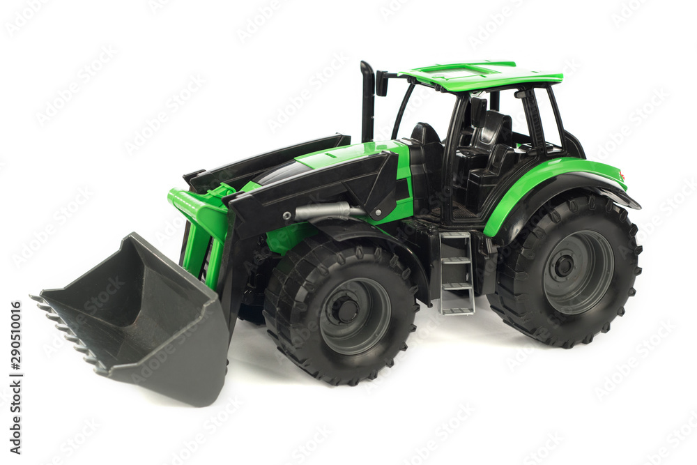 Obraz premium Farm tractor isolated on white