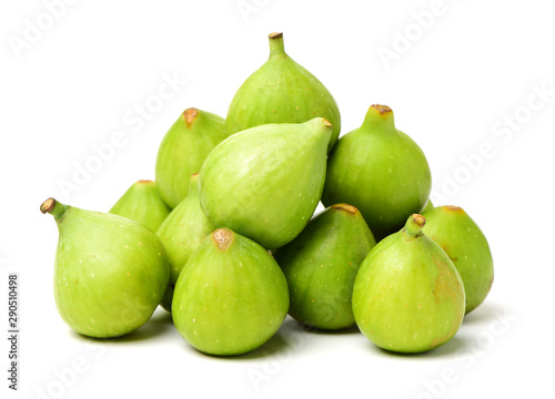 Fig fruits isolated on white background.