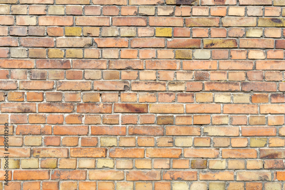 Fototapeta premium Old brick wall in a background image.