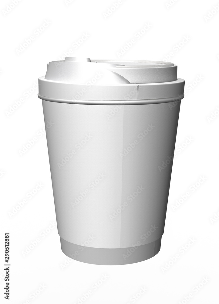 Kaffee to Go Becher weiß beschreibbar, freigestellt Kaffee to Go Becher weiß beschreibbar, freigestellt