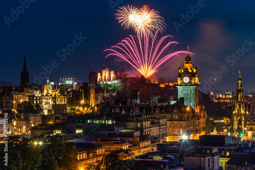 Edinburgh Castle Feuerwerk
