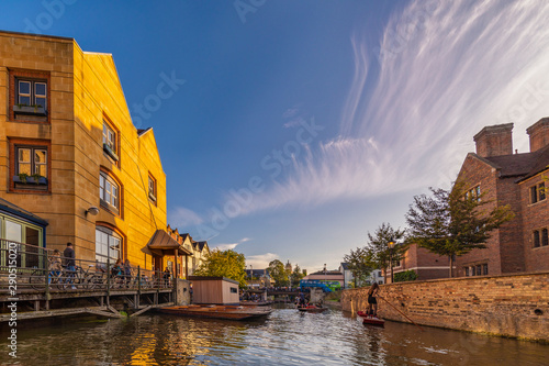 August 23, 2019, city tour in Cambridge UK, Cambridge colleges and other tourist attractions. photo