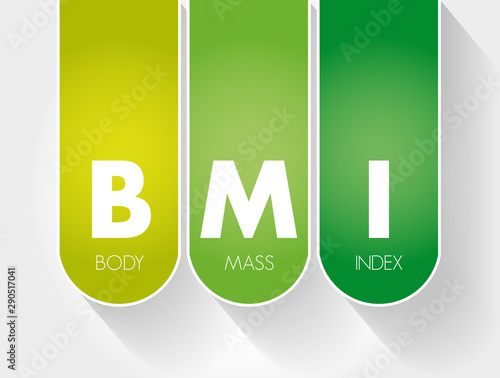 BMI - Body Mass Index acronym, health concept background