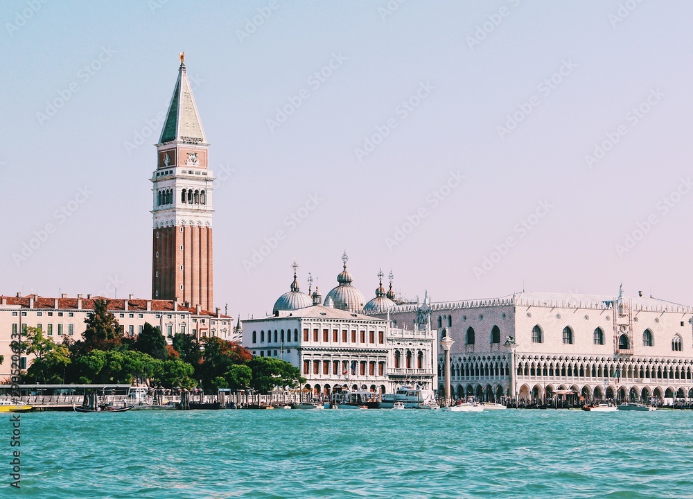 doges palace and campanile in venice