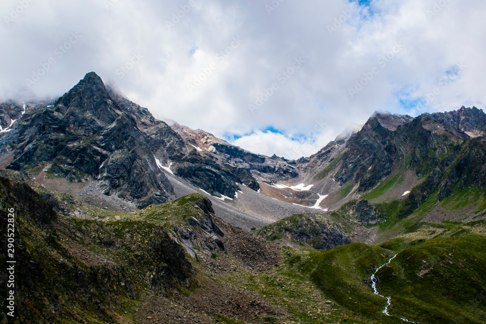 alpine peaks of south Tyrol seven