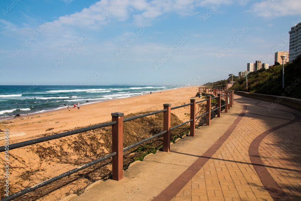 umhlanga promenade along the sea front