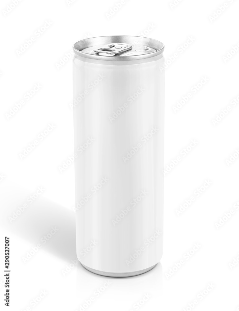 tin can for drink beverage product design mock-up tin can for drink beverage product design mock-up