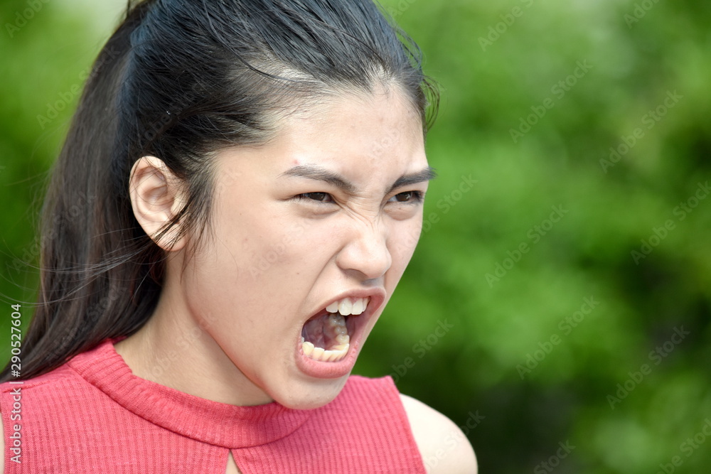 A Beautiful Filipina Girl And Anger A Beautiful Filipina Girl And Anger