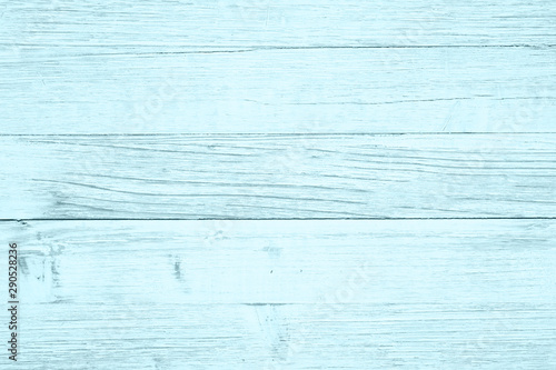 Weathered blue whitewash wood textured background