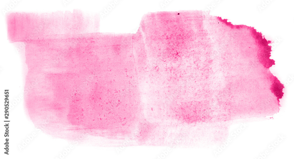 Abstract watercolor background hand-drawn on paper. Volumetric smoke elements. Pink color. For design, web, card, text, decoration, surfaces. Abstract watercolor background hand-drawn on paper. Volumetric smoke elements. Pink color. For design, web, card, text, decoration, surfaces.