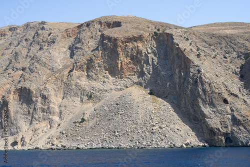 Karge Küstenlandschaft bei Sfakia, Südküste Kreta, Griechenland