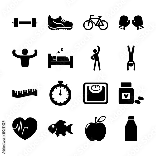 healthy solid icons