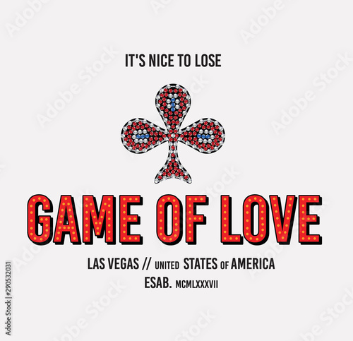 It's nice to lose game of love